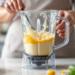 Maionese che si emulsiona nel mixer