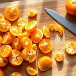 Spicchi pronti in ciotola