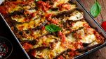 Melanzane alla parmigiana in teglia
