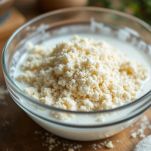 Pane bagnato pronto per l’impasto