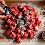 Cubetti di manzo con pepe