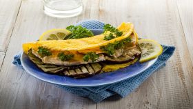 piadina con pollo e melanzane