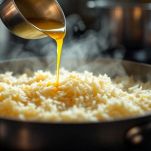 Brodo versato sul riso