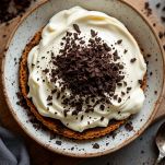 Strati di crema e biscotti