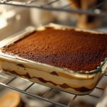 Superficie coperta di cacao