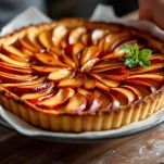 Torta capovolta con mele caramellate