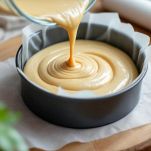 Impasto della torta di limoni in tortiera