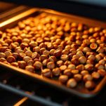 Nocciole tostate e tritate