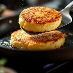 Torta di patate dorata