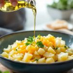 Patate con cipolla e scamorza