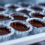 Stampini con impasto posti nel freezer per 30 minuti o più