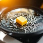 Burro in padella calda
