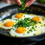 Uova con erbe fresche