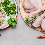 cosce di pollo in padella