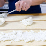 ghirlanda di pasta sfoglia