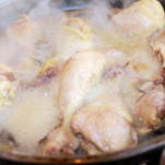 cosce di pollo in padella