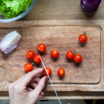insalata di pasta fredda con ceci