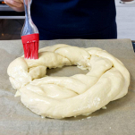 ghirlanda di pasta sfoglia