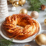 ghirlanda di pasta sfoglia