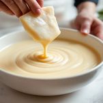 Baccalà immerso nella pastella.