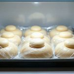 Brioche con tuppo in lievitazione