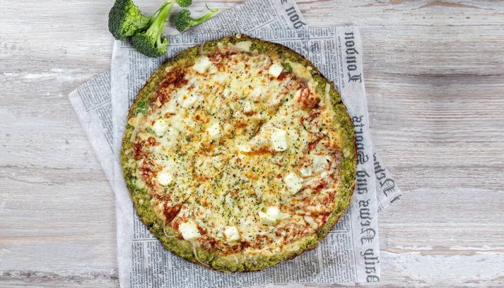Broccoli pizza