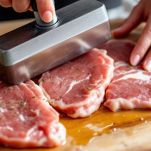 Fette di vitello battute