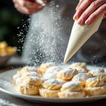 Brioscine farcite con sac à poche