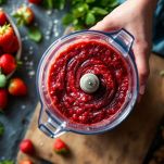 Fragole nel frullatore