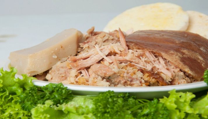 Lechona, piatto tipico colombiano