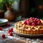 Crostata decorata pronta