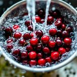 Ciliegie pulite in ciotola