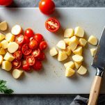 Riducete tutto a piccoli pezzi