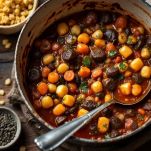 Pentola coperta fuori dal fuoco