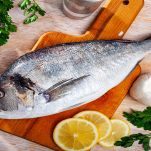 Orata aperta e sciacquata