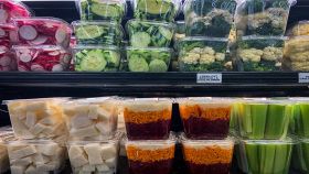 Ortaggi già tagliati al supermercato