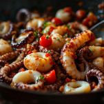 Calamari nel pomodoro