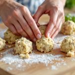 Ingredienti mescolati nella ciotola