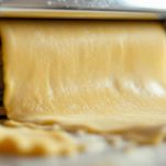 Sfoglia lunga sul tavolo