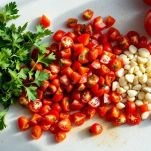 Ingredienti tritati pronti