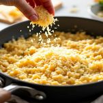 Risotto cremoso in pentola