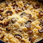 Risotto cremoso in pentola