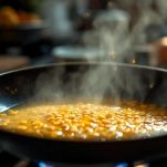 Padella profonda sul fuoco