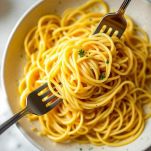 Padella con pasta cremosa al limone