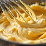 Impasto montato con frusta elettrica