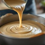 Impasto nella tortiera rivestita