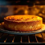 Torta dorata in forno