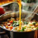 Verdure che sobbollono