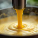 Vellutata liscia nel piatto