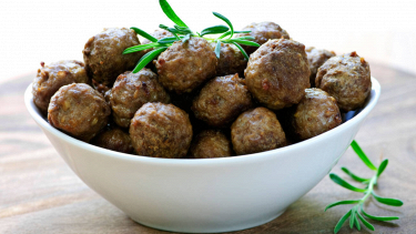 polpette in friggitrice ad aria